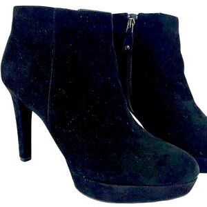 Rockport Adiprene by Adidas Janae Black Suede Booties (Size 40/US 9)